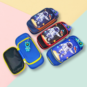 9911 / Boy Kids Pencil Case Astronaut Angkasawan Design / Kotak Pensel Budak Lelaki / Sekolah Rendah / Tadika Stationery