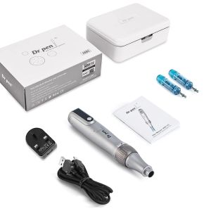 Dr. Pen | New Dr. Pen M8S Wireless Adjustable Electric Skin Care Pen with 2Pcs Needle Length 0.2mm Replacement Cartridge Beauty Device Kit