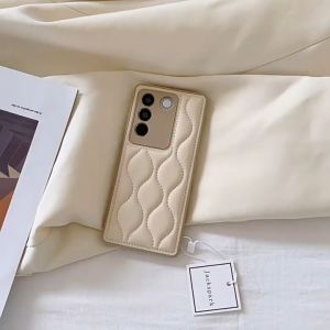 Vivo V27 V30 V23 5G Case Vivo V27 V30 Pro Case Vivo Y36 5G Fashion Ripple Cloth Skin-friendly Silicone Shockproof Phone Case Anti-fall Phone Casing Hard Cover With Full Cover Lens Camera Protection Shell Hot Sale