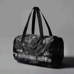 B8PE Boston Black Grey Digital Camo Bag * Japanese Magazine GWP camouflage duffle duffel *