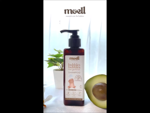 Moell Shampoo Bayi - Bubbles Bubbles Everywhere - SLS Free - Sampo Natural Organic