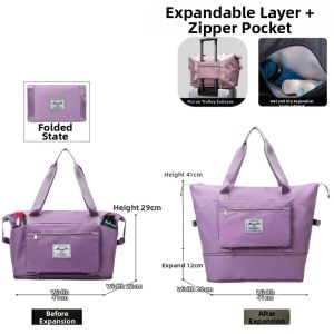 MIRUIDUO | Foldable Travel Bag for Women Large Capacity Handbag Business Trip Light Travel