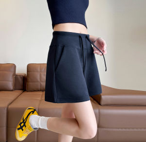 Thin Loose A-Shape Shorts Ice Silky Casual Fitness 3 Quarter Length