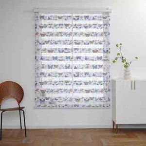 H.CHENG HOME Multi-color textiles 60/80/100/120/140/150/180CM Width&160CM Height Korean Duo Roller Blinds Curtain Roler Korean Blinds Curtain For Office Home Living Window Sun Light Protection Environmental Friendly SOLID COLOR SOFT GAUZE CURTAIN SERIES