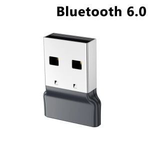 KEBIDU | KEBIDU Bluetooth 6.0 Adapter USB Dongle Wireless Audio Receiver Transmitter For PC Speaker Wireless Mouse Keyboard Free-Driver