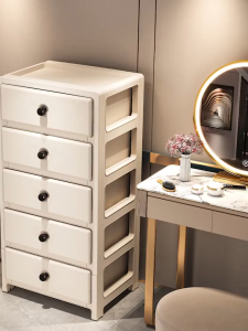 Bedhead Storage Cabinet Drawer Cabinet Mobile File Cabinet with Wheels Kitchen Storage Dresser Cabinet