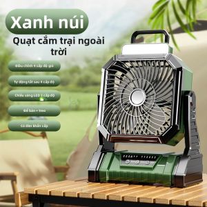Quạt USB Di Động Có Đèn Dùng Cho Du Lịch
