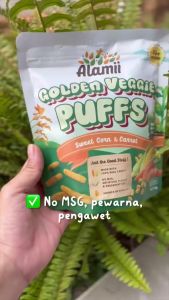 Alamii Puffs Snack Sehat Anak & Bayi - Dipanggang Tidak Digoreng | Bebas Gluten & Msg Bpom