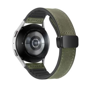 20 22mm 18mm Leather+Silicone Strap For Xiaomi Watch S4 41mm Magnetic Band For Xiaomi Watch 2 Pro/S4 S3 S2 S1 Pro/Active/Color 2