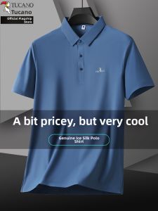 TUCANO | Ice Silk Smooth Short Sleeve Thin Polo Shirt for Men