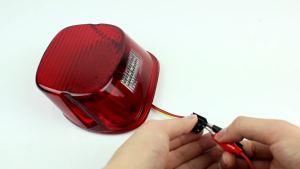 LED Tail Light Brake Lamp Driving Light with License Plate Light LED Taillight for Sportster/Softail/Touring/Dyna