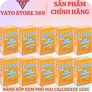 Bánh xốp kem phô mai CAL CHEESE thanh 8.5g