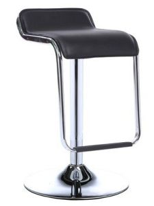 เก้าอี้บาร์แบบปรับระดับได้ หมุนได้ สไตล์เรียบง่าย เก้าอี้สำหรับร้านอาหารและโรงแรม วัสดุอื่นๆ สีกลางๆ