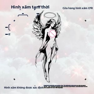 Đôi Cánh Thiên Thần Nước Thảo Dược Tạm Thời Miếng Dán Hình Xăm Dành Cho Nữ Gợi Cảm Hotwife Nửa Cánh Tay Chống Nước Quyến Rũ Tặng 14 + Năm
