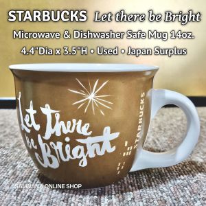 2014 STARBUCKS LET THERE BE BRIGHT MICROWAVABLE MUG 14oz • JAPAN SURPLUS