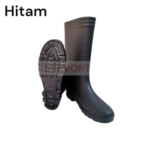 sepatu boot pvc karet tinggi Kuning awet tahan lama pengaman saat kerja