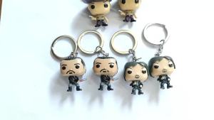 Bandai | New Walking Dead Negan Friday The 13th JASON VOORHEES Action Figures Rick Grime Daryl Dixon Keychain Toys Figure Gift Toys