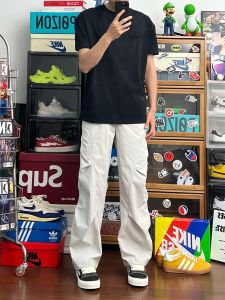 Quần Ống Đứng Nhanh Khô Cho Nam Mùa Hè Mỏng Ngoài Trời Quần Áo Công Sở Lính Dù Quần Gấp Quần Áo Công Sở