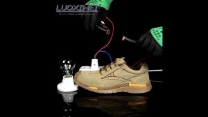 Insulation Lightweight Leather Safety Shoes For Men Steel Toe Rubber Work Boots Breathable labor protection shoes