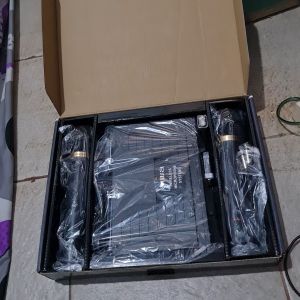 G36 aiwa naiwa mic wireless 1receiver +2 mic  sistem karaoke vokal vocal microphone mic mikrophone p