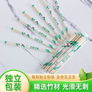 Convenient Disposable Chopsticks Thickened Food Grade for Home Use Takeaway Restaurant Banquet Independent Packaging Bamboo