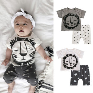 Bộ Đồ Bé Gái Mùa Hè Cotton 2 Mảnh