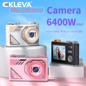 EKLEVA 4K Digital Camera Retro CCD Portable Camera Entry-level Camera 2.8-inch Large Screen Dual-camera Flash 64 Million Pixel Autofocus