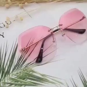 MGK711 Kacamata Fashion Bentuk Hexagonal Sunglasses Frame Korea Style