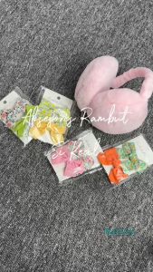 ByKiddos - Bundling (2 PCS) Jepit Rambut Anak-anak Motif Flower / Hiasan Kepala Pita Aksesori Rambut Gadis Kecil Putri Lucu / Jepit Rambut Bayi