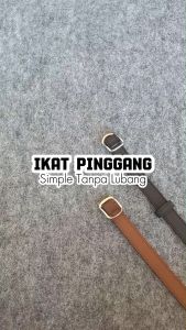 Ikat Pinggang Wanita Gesper Sabuk Bahan Polyurethane Belt Fashion Premium Tebal Berkualitas PU03