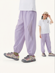 Q21 | Summer Lightweight Breathable UV Protection Mesh Patchwork Childrens Pants
