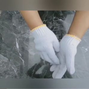 12pairs construction site handling wear-resistant cotton gloves