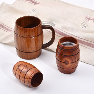 Creative Wooden Beer Cup Hotel Restaurant Coffee Tea Cup Home Beverages Drinking Water Home Drinking Utensils