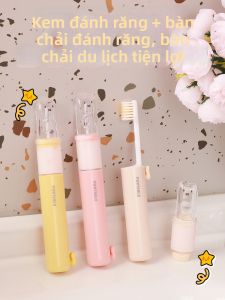 WEIFUREN | Bộ Đánh Răng Du Lịch Gấp Gọn Tiện Lợi Dùng Lại Bristle Mềm