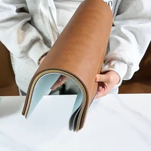 Luxury Nordic Style PU Leather Placemat Insulation Table Pad Upscale Heat-Resistant Oil-proof Mat 30*45CM