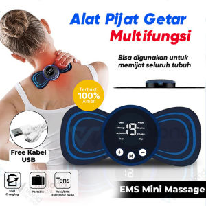 [PROMO] Alat Pijat Terapi Leher Punggung Perut Paha Bahu Pundak Otot Massager Alat Pijat Badan Serbaguna Universal Pemijat Elektrik - EMS Elektrik Pemijat Leher Mini Servikal Punggung Otot Pengurang Rasa Sakit Patch Portabel Massage Stimulator