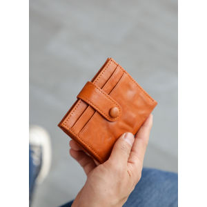 กระเป๋าใส่บัตรใบเล็กหนังแท้สำหรับผู้ชายกระเป๋าสตางค์แบบสั้นบางพิเศษใส่เหรียญมีช่องใส่บัตรหลายช่องความจุใหญ่หนังวัวชั้นแรกแบบพกพาขนาดมินิ