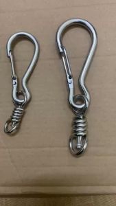 MÓC KHOÁ NHỎ 7CM CÓ CHỐNG XOẮN INOX KHÔNG RỈ