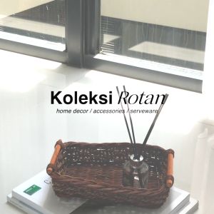 Tempat Buah Bulat & Oval Rotan: Desain Elegan & Tahan Lama