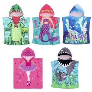 Newborn Wrap Blanket Cartoon Child Kid Hooded Cloak Infant Bathrob Baby Bath Towel Robe Cotton Boy Girl Beach Robe Astronaut Cap