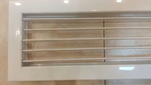cửa gió điều hòa âm trần dạng nan bầu dục 1000x200 nhôm sơn tĩnh điện