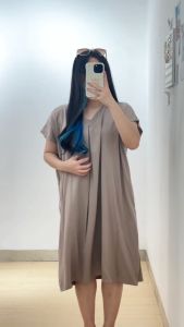 4060 Vianica Dress Polos Dress Katun Oversize Big Besar Bumil Friendly