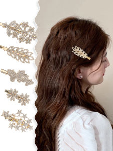 กิ๊บติดผมรูปผีเสื้อประดับเพชรน้ำ ทรงปากเป็ด สำหรับผู้หญิง วัสดุโลหะผสม ชุบทอง ชุบเงิน สไตล์เกาหลี ใหม่ล่าสุด