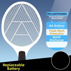 Silent Rechargeable Electronic Fly Swatter