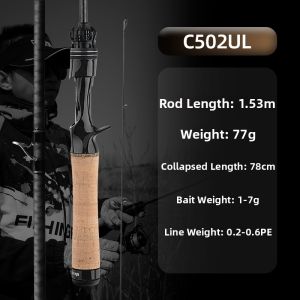 fishingfans | Micro Fishing Ultralight Ultra-sensitive Carbon Spinning Rod