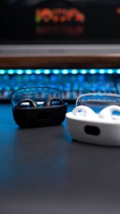 XUNDD TWS Earhook Earclip Digital Display Bluetooth Wireless Earphone Handsfree Headphone ( High Capacity )