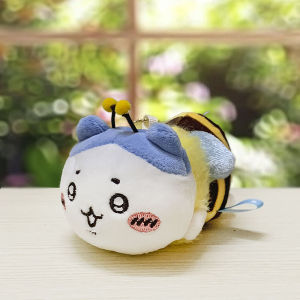 Japanese Chiikawa Self-Mocking Bear Uthatch Little Eight Gika WA Bee Shape Plush Doll Small Pendant