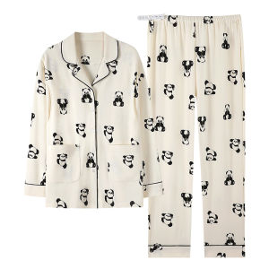 Miiow | Pure Cotton Maternity Nightgown Womens Home Wear Four Seasons Suitable Sweat Absorbent Delivery Home Clothes Pregnant Nursing Period