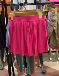 Váy xếp li QC 8102 2 lớp Váy Tennis Picklaball Váy Gold 2 lớp Có Túi bên trong