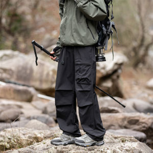 Quần Ống Đứng Chống Thấm Nước Chống Gió Chống Mài Mòn Thoáng Khí Rộng Rãi Nhiều Túi Phong Cách Công Sở Quần Áo Bảo Hộ Lao Động Mùa Thu Đông Nam